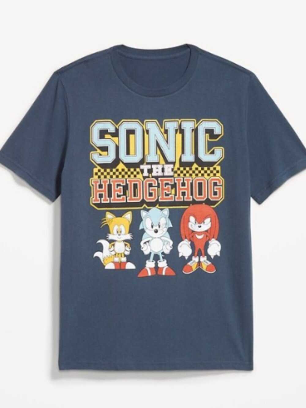 NEW Sonic the Hedgehog Unisex Graphic Large T-Shirt